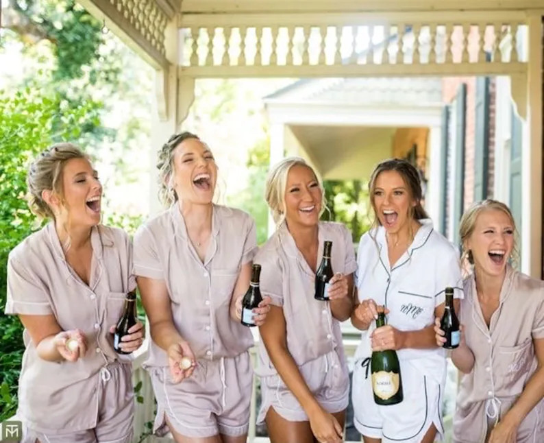 Bridesmaid Pajamas Bridal Party Gift Bridesmaid Gifts Bachelorette Party Personalized Gift - Etsy | Etsy (US)