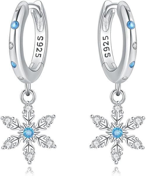 Aretes de aro colgantes de plata esterlina 925 para mujer, aretes de aro peque\u00f1os y grandes ... | Amazon (US)