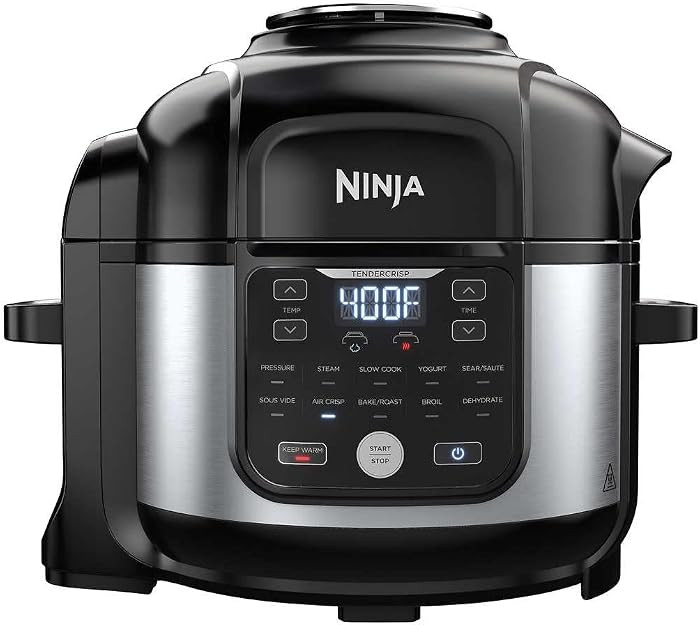 Ninja OS301/FD305CO Foodi 10-in-1 Pressure Cooker and Air Fryer with Nesting Broil Rack, 6.5-Quar... | Amazon (US)