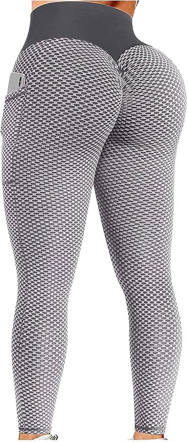JGS1996 Butt Lifting Leggings for Women Tummy Control Workout Yoga Pants High Waisted Scrunch Boo... | Amazon (US)