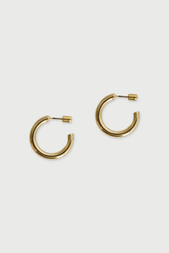 SMALL HOOP EARRINGS | OAK + FORT