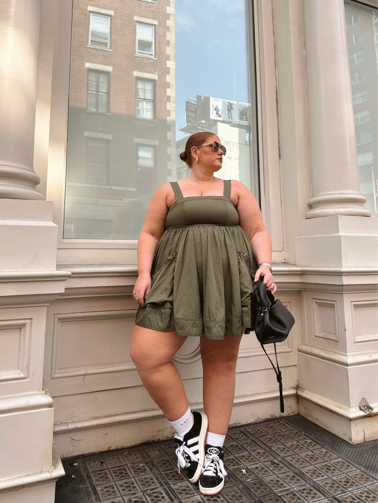 Plus size anthropology dress. Wearing size 1X 

Chest area fit snug, but felt super supported. Loved the water repellent fabric and large pockets on this utility cargo style dress! 



Fall dress, fall outfits, nyfw, street fashion, adidas

#LTKstyletip #LTKplussize #LTKSeasonal