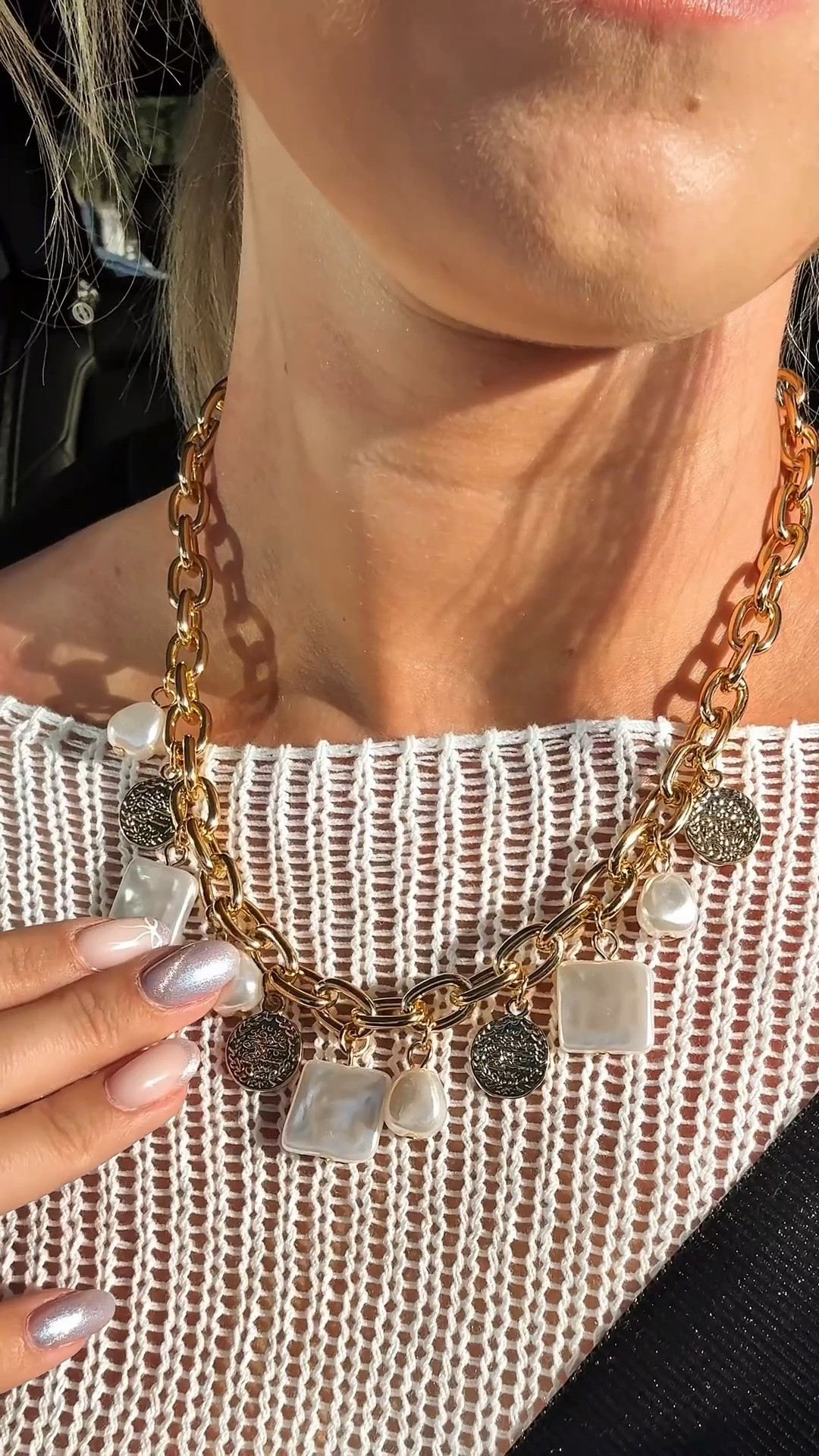 Completing my beach outfit with this beautiful pearl necklace from @nordstromrack #NordstromRackPartner #rackscore 

Vacation accessories, summer necklace, resort wear, gold necklace, summer jewelry 

#LTKTravel #LTKWatchNow #LTKStyleTip