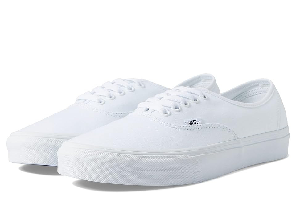 Vans Authentic Wide Shoes True White/True White : Men's 13 - Women's 14.5 Wide, Textile | Zappos