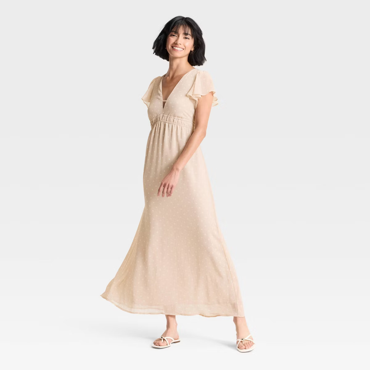 Women's Dolman Short Sleeve Maxi A-Line Dress - A New Day™ | Target