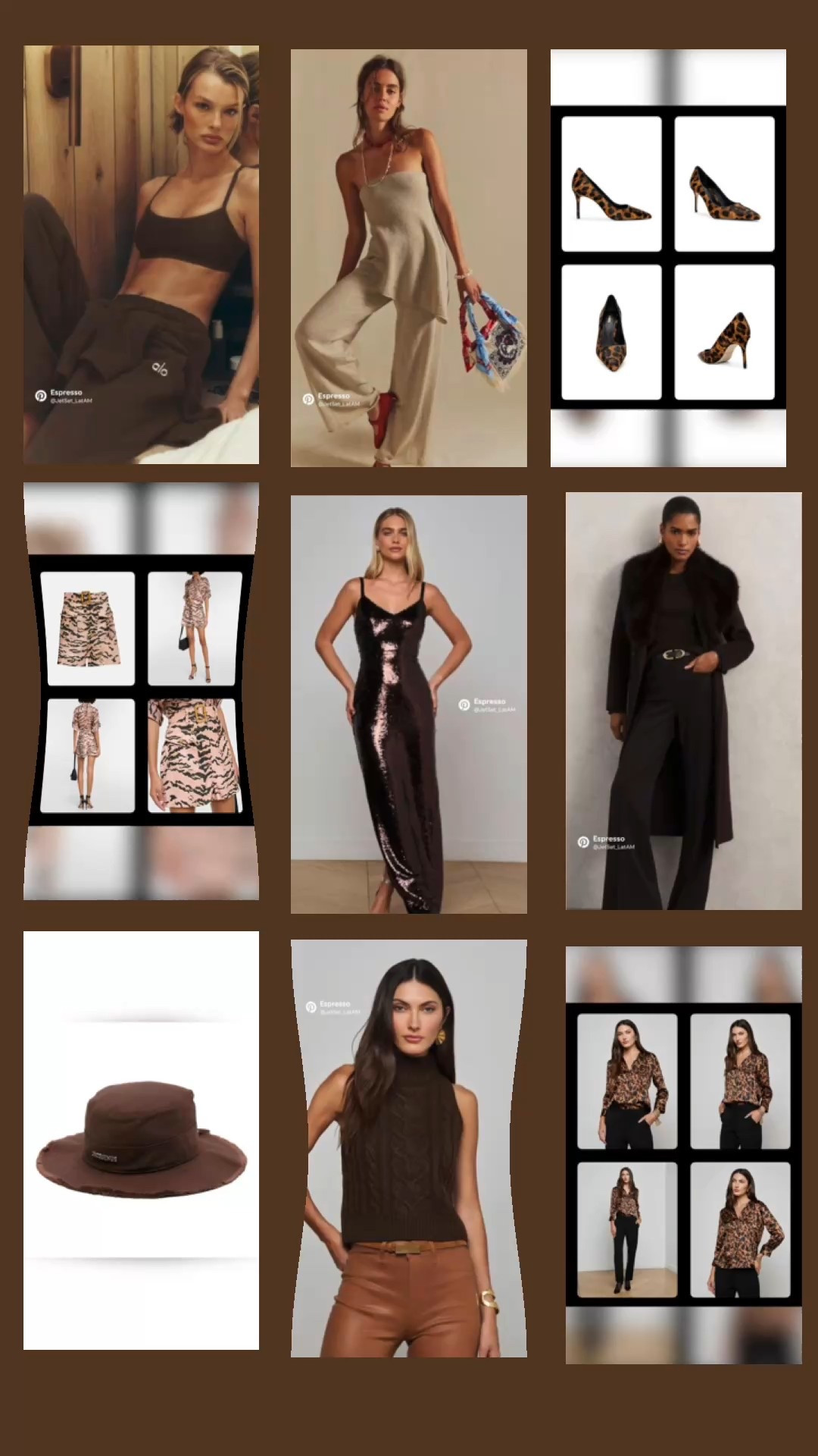Chic Espresso Wardrobe Ideas

An elevated espresso-toned fashion collage featuring chic neutrals, statement dresses, textured knits, and curated accessories. Perfect inspiration for fall outfits, night-out looks, and rich brown style edits.

#LTKTravel #LTKBeauty #LTKootd