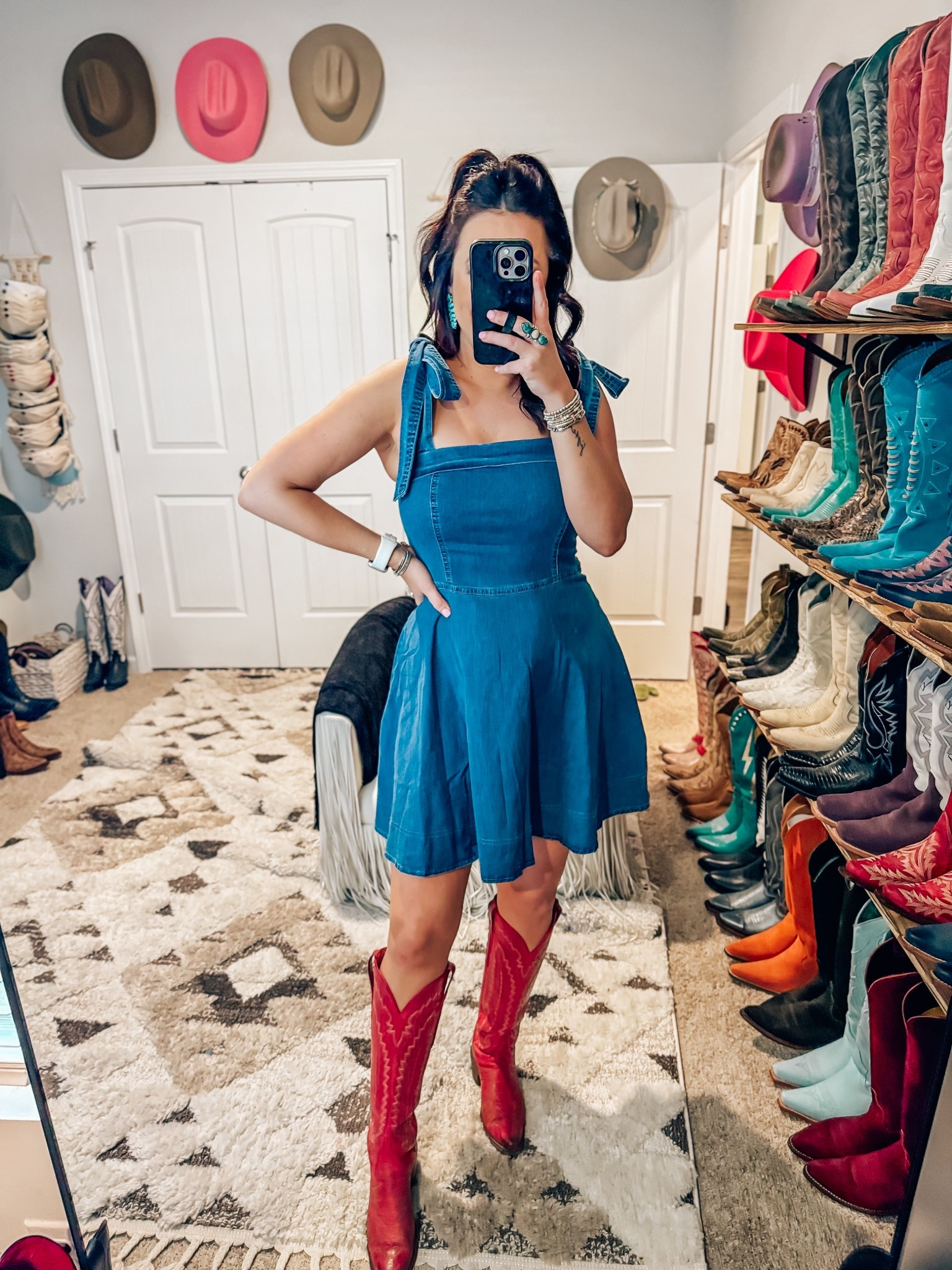 Denim dress Amazon western fashion, summer outfit, Nashville outfit dress brunch outfit Country concert outfit festival outfit


#LTKFestival #LTKFindsUnder50 #LTKStyleTip