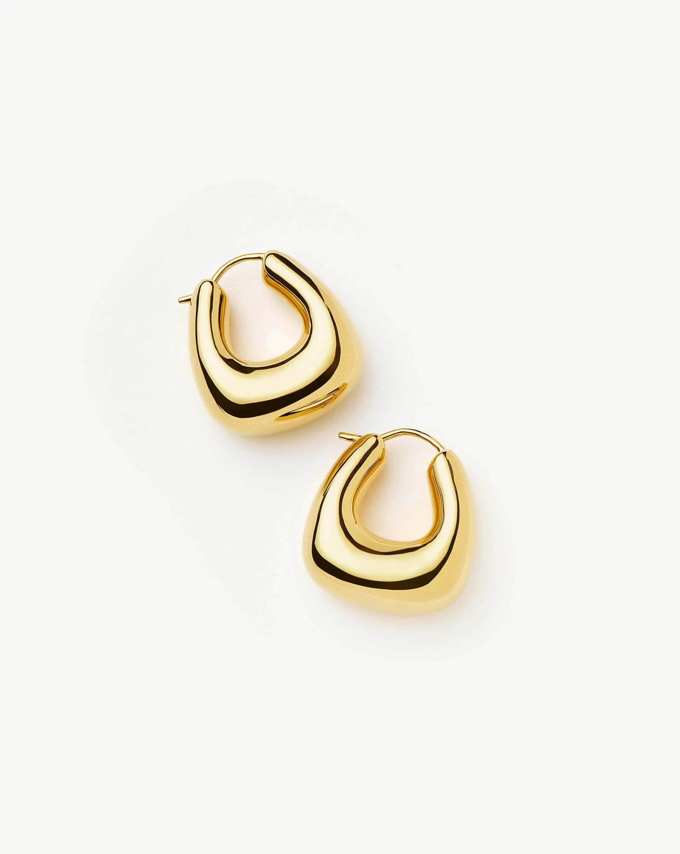 Sculptural Chubby Small Hoop Earrings | Missoma US | Missoma US