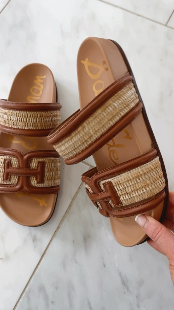 Designer looking slides 