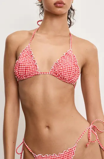 Gingham Bikini Top | Nordstrom Anniversary Sale 2025 NSale 2025 Nordstrom Sale 2025 Nordstrom Summer | Nordstrom