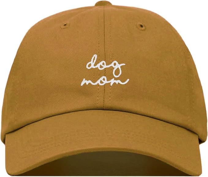 Dog Mom Baseball Hat, Embroidered Dad Cap, Unstructured Soft Cotton, Adjustable Strap Back (Multi... | Amazon (US)