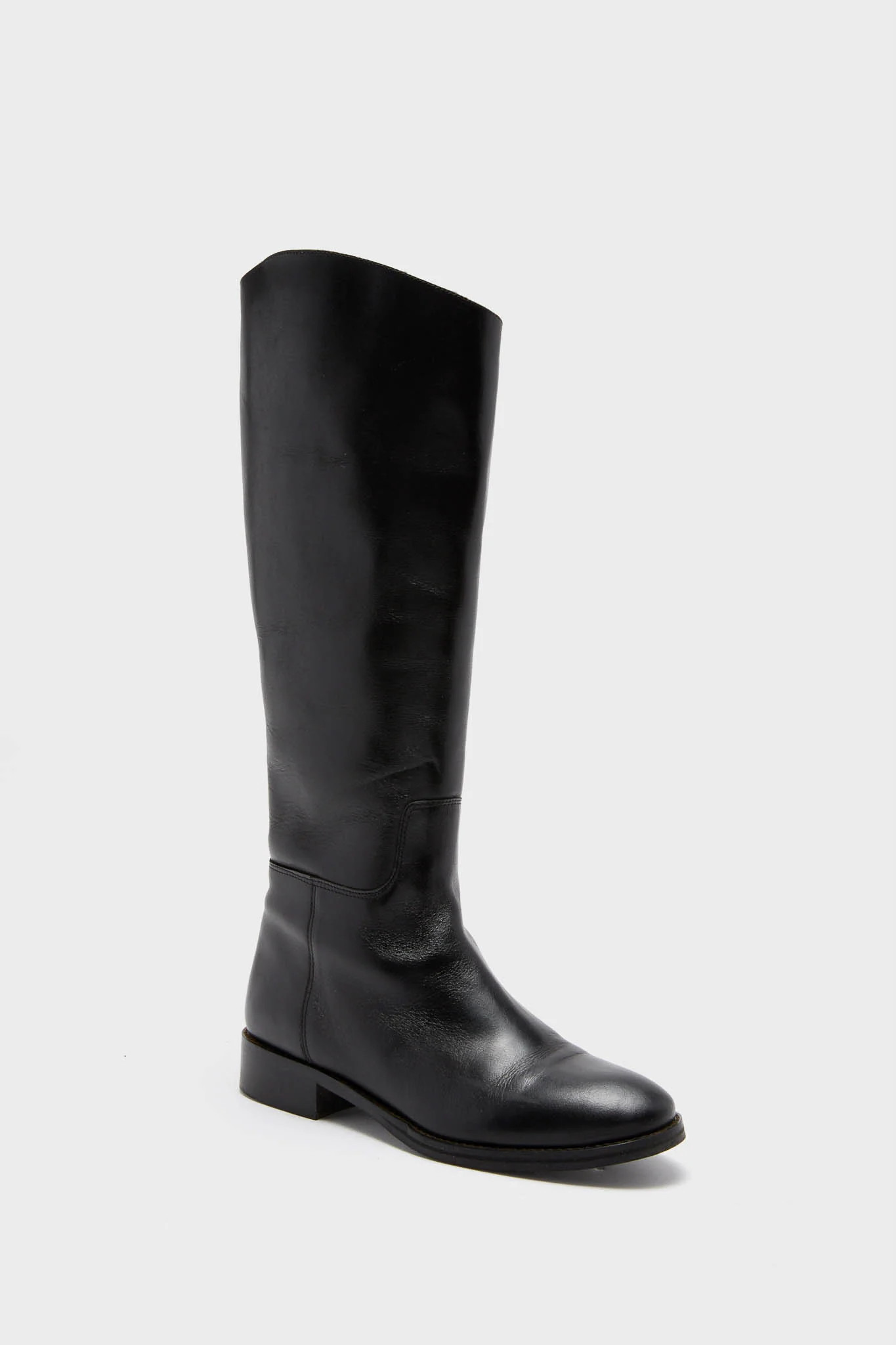 Black Leather Ryder Boots | Tuckernuck (US)