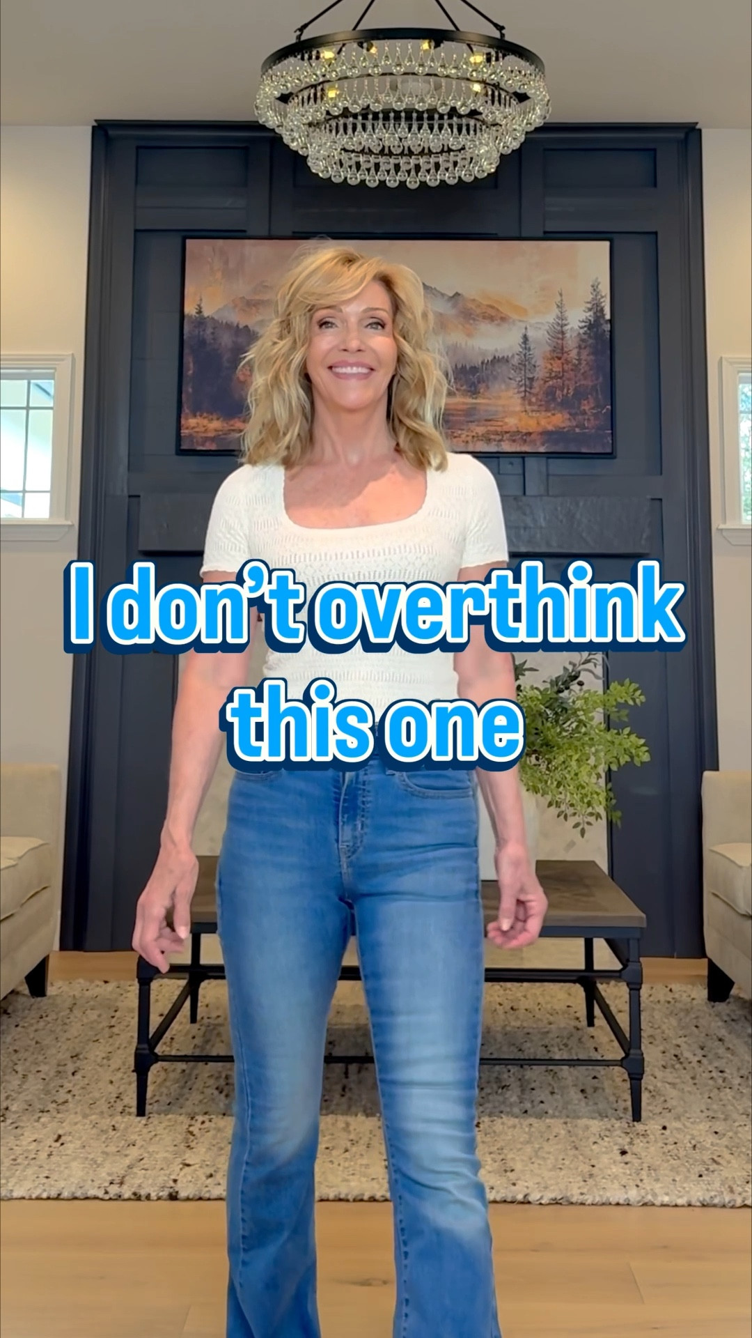 One of those outfits that just works.
Fitted top, flare jeans, and a belt for structure—simple, flattering, and easy to wear. 

This is a repeat outfit for me

#LTKBeauty #LTKOver40 #LTKootd