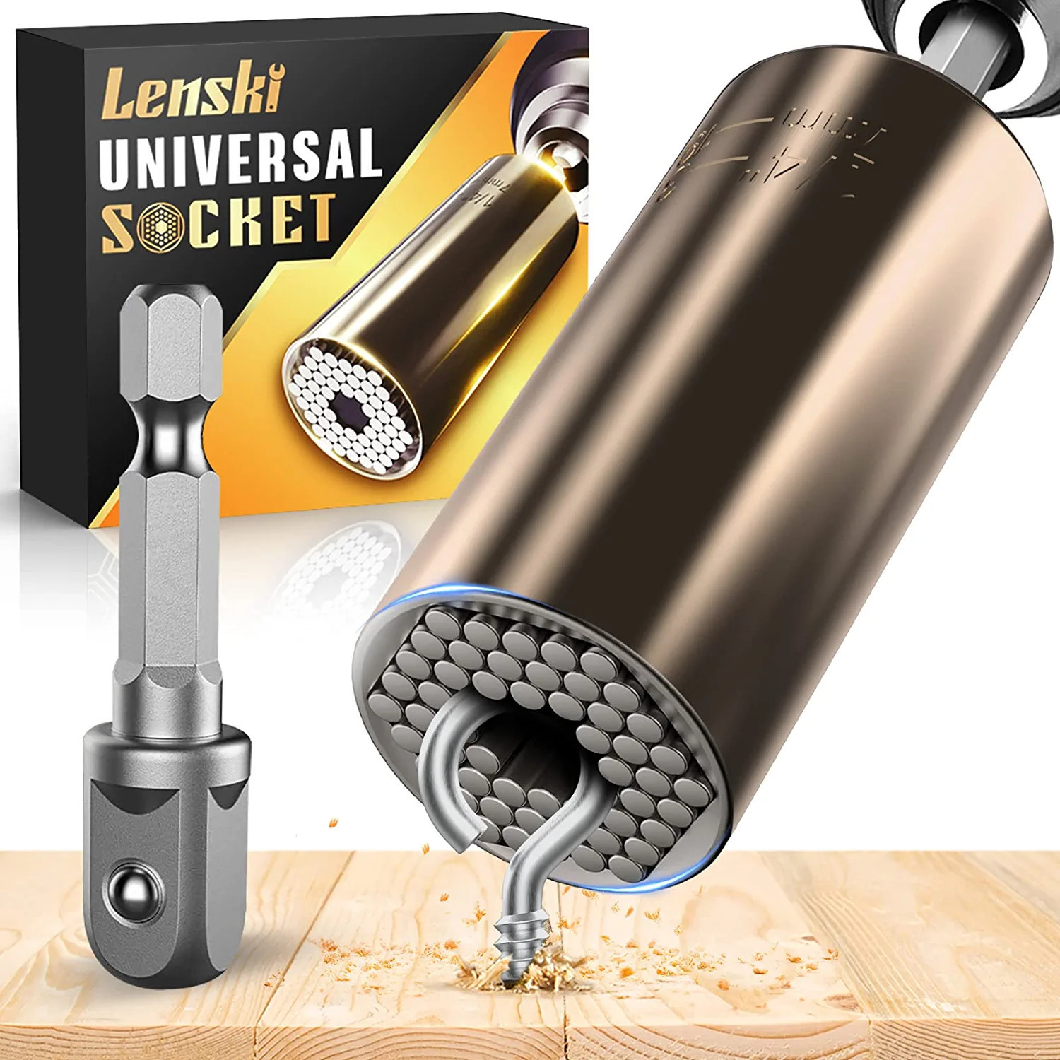 Lenski Stocking Stuffers Gifts for Men, Super Universal Socket Christmas Gifts for Men, Tools Coo... | Amazon (US)