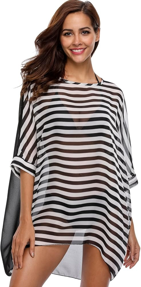 ATTRCO Women's Summer Swimsuit Bikini Beach Swimwear Cover up Bathing Suit | Amazon (US)