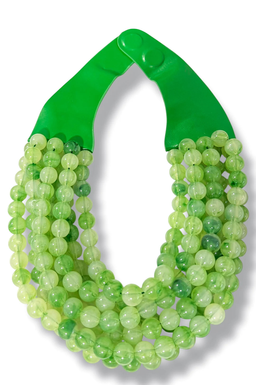 Carla Green Smooth Bead Statement Necklace | The Willow Tree