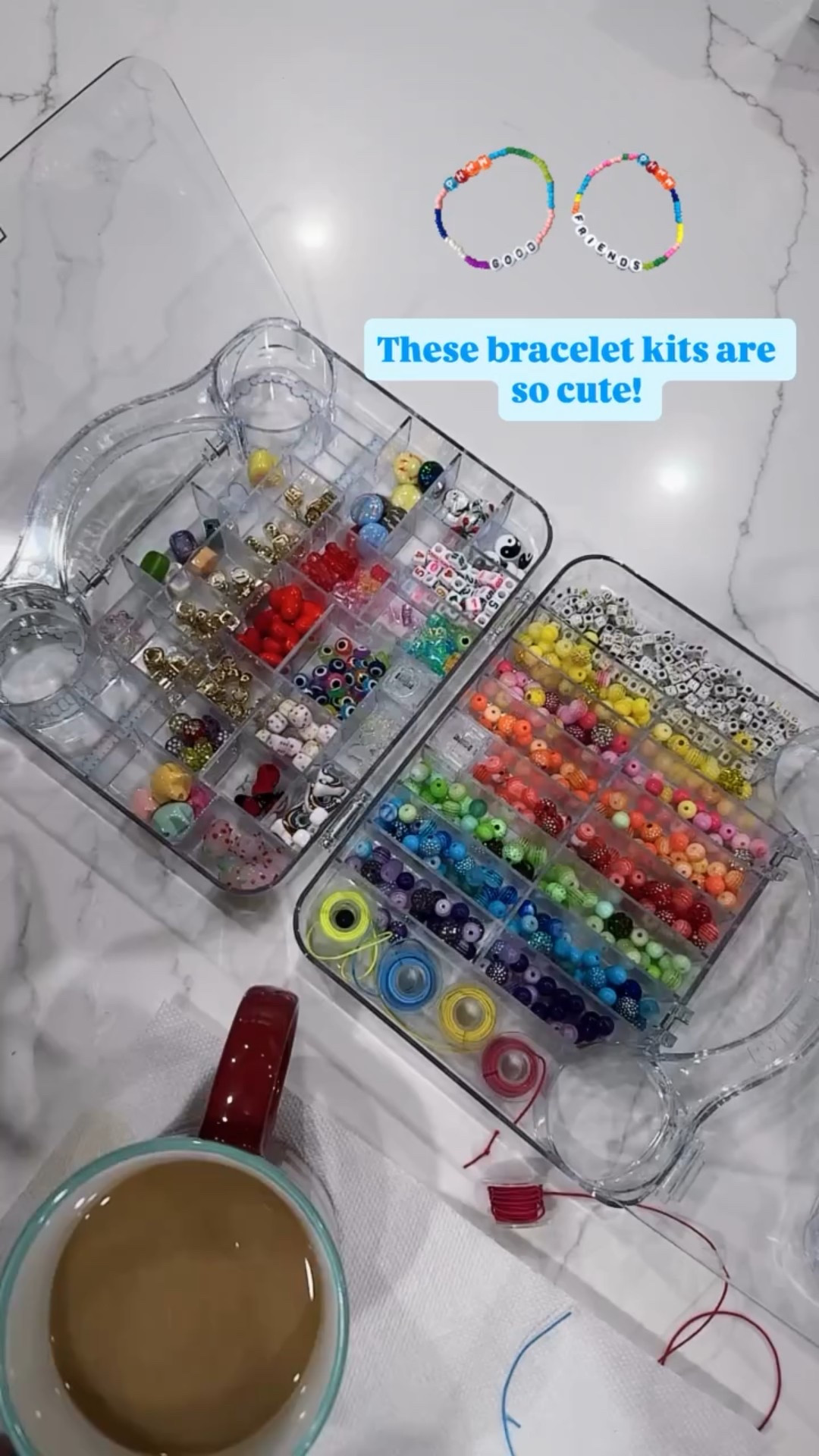 These bracelet kits are so cute!