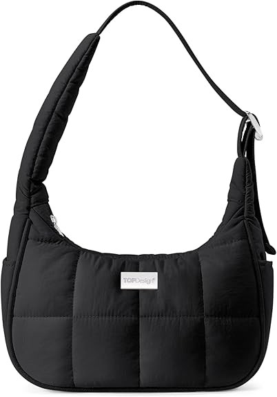 TOPDesign Puffer Shoulder Bag for Women, Ultra Lightweight Hobo Tote Handbag, Mini Clutch Purse w... | Amazon (US)