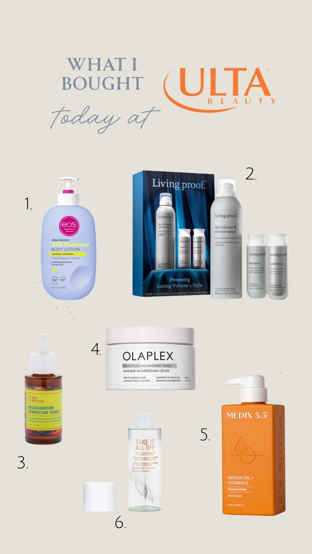 
A very necessary Ulta run 🤍 From dry winter skin savers to hair products I swear by! Everything I grabbed is linked here ✨ 

#LTKFindsUnder50 #LTKBeauty