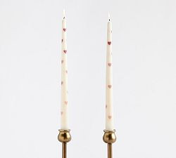 Pattern Taper Candles - Set of 2 | Pottery Barn (US)