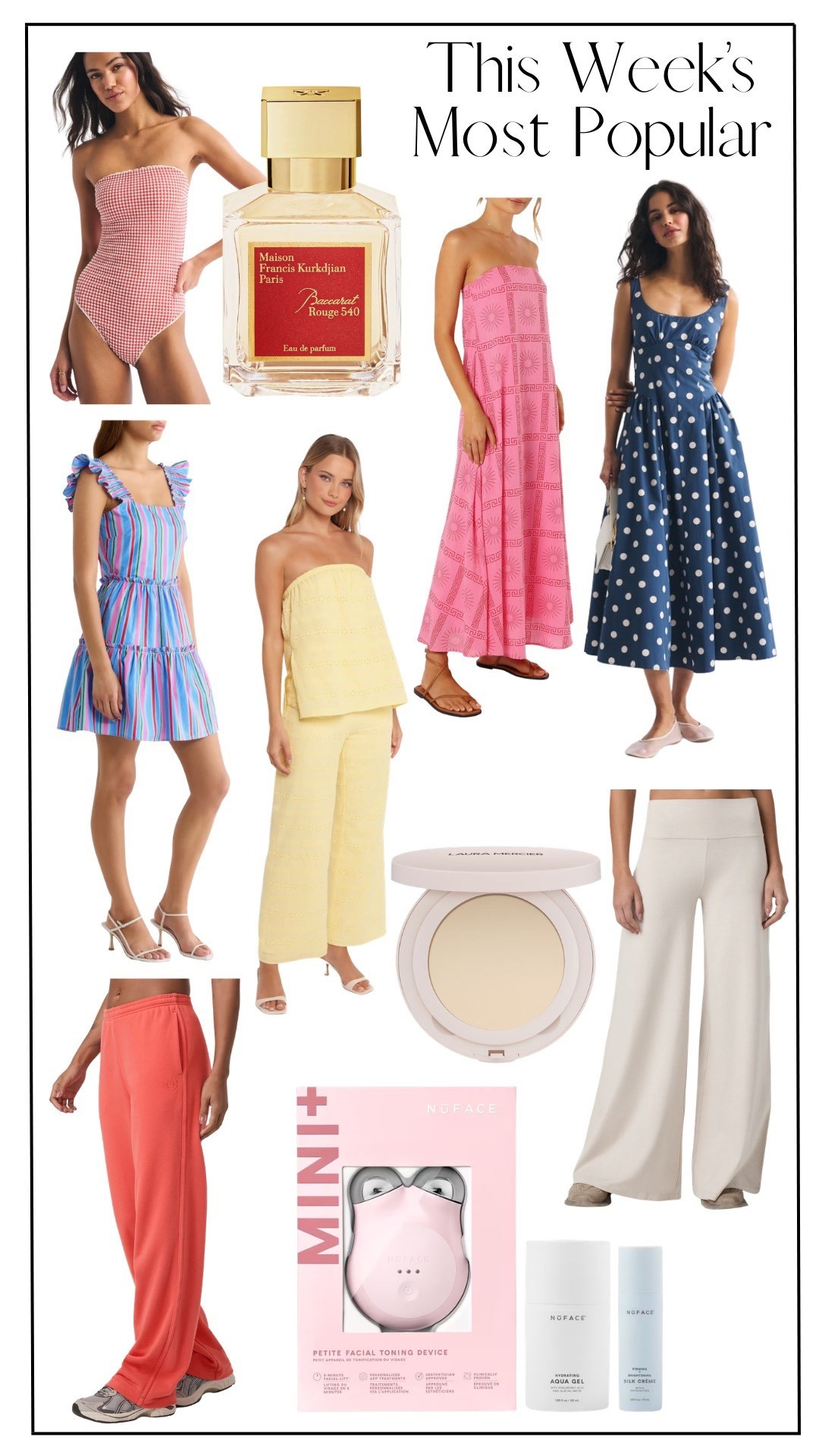 Top 10 most popular items from the week! A lot are on sale, like the Abercrombie items, Baccarat Rouge, and the Vuori! 

#LTKSaleAlert #LTKSwim #LTKSpringSale