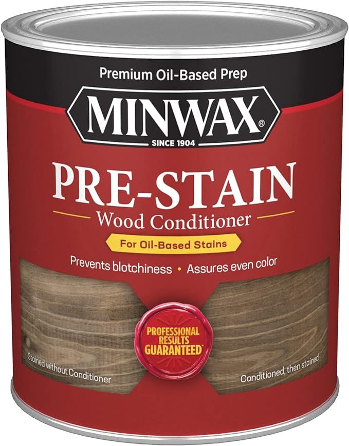 Minwax 134074444 Pre-Stain Wood Conditioner, Quart | Amazon (US)