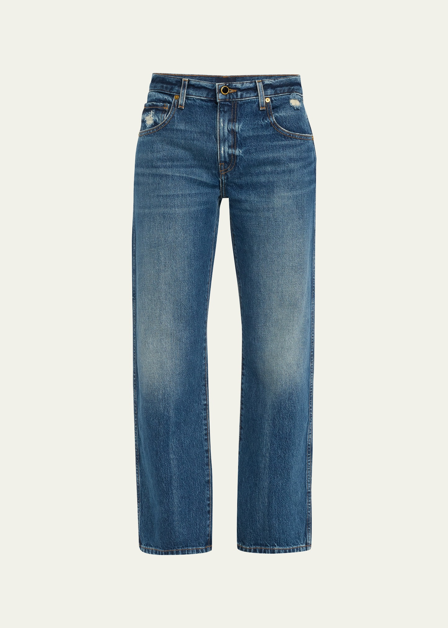Khaite Kerrie Straight-Leg Jeans | Bergdorf Goodman