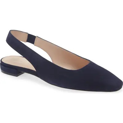 Stuart Weitzman Stassi Slingback Flat in Black at Nordstrom, Size 7.5 | Nordstrom