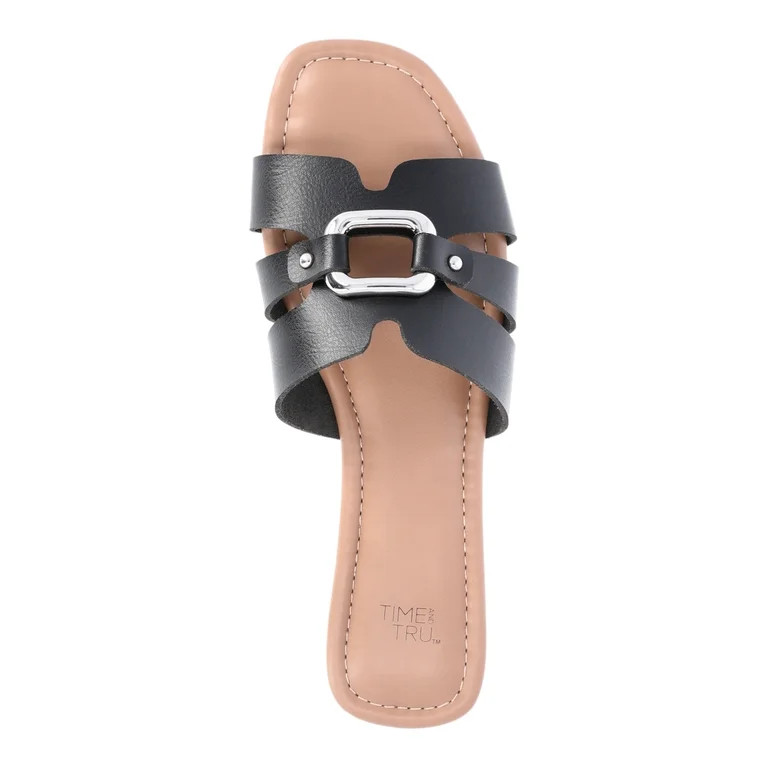 Time and Tru Women's Hardware Slide Sandal | Walmart (US)