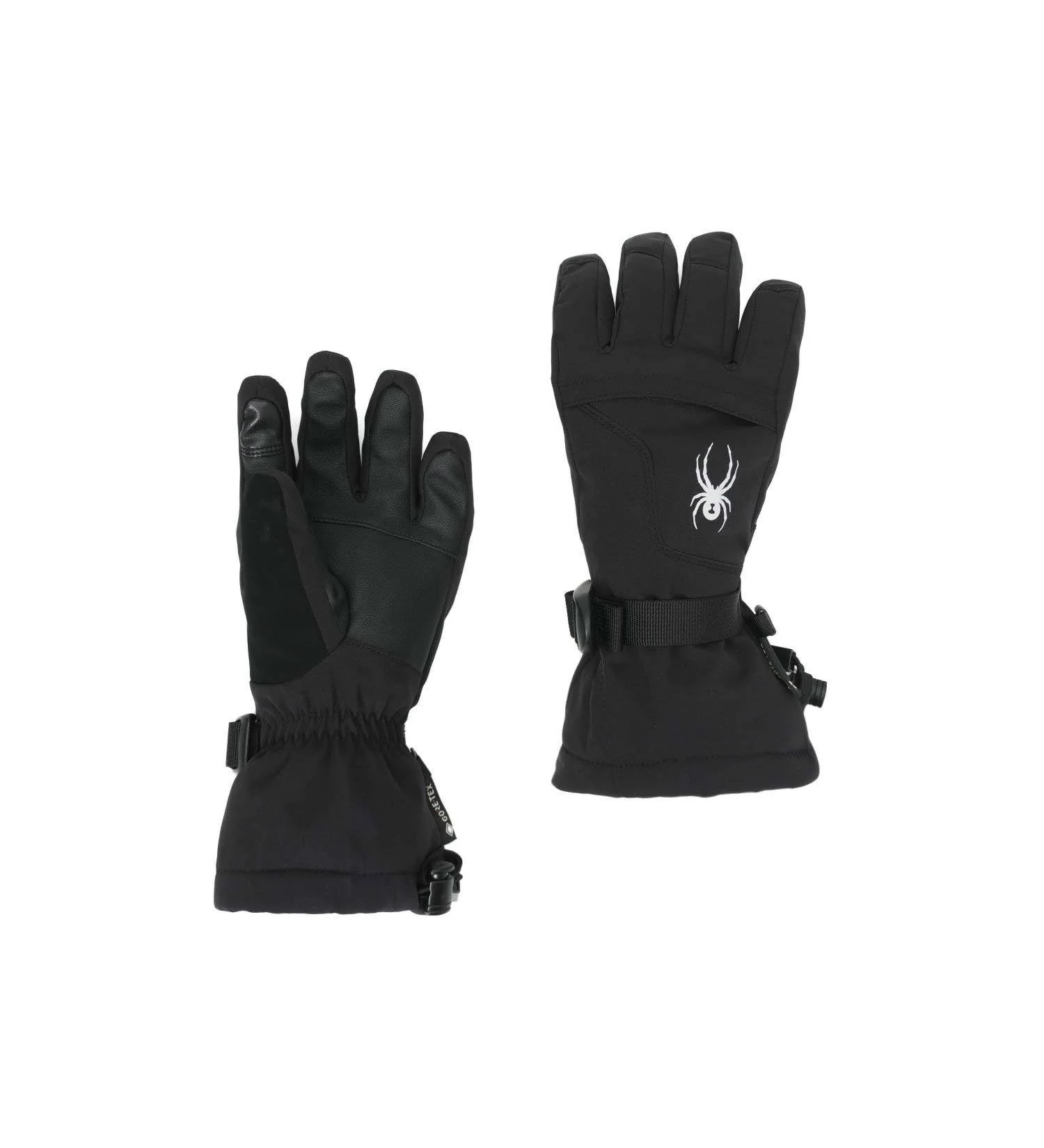 Spyder Boy's Couloir GTX Ski Glove Size XL in Black | Spyder