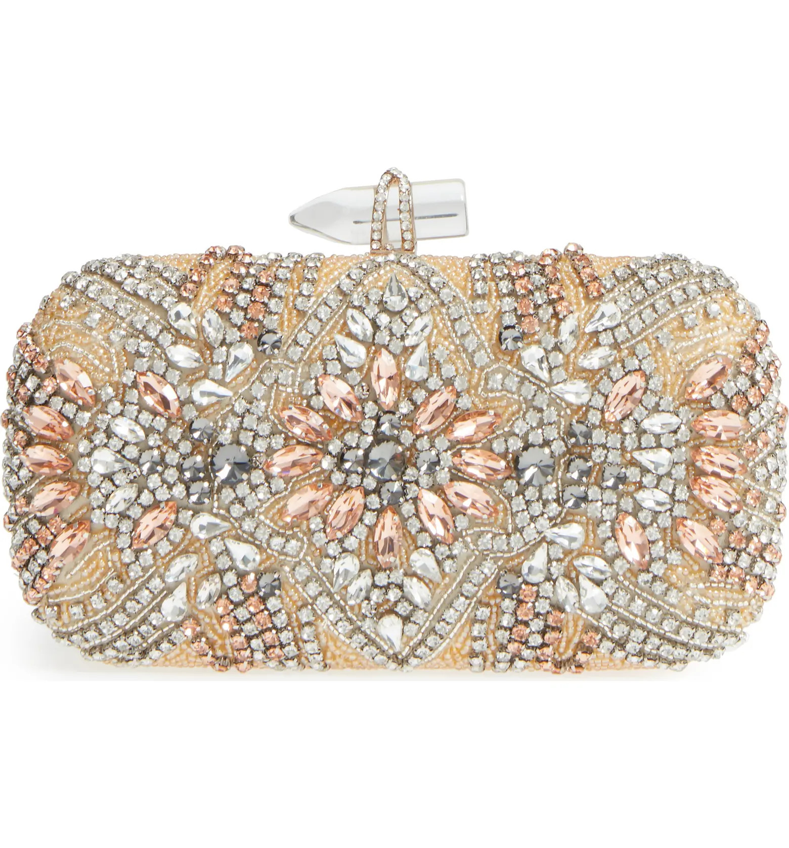 Nina Gelsey Crystal Embellished Minaudière | Nordstrom | Nordstrom