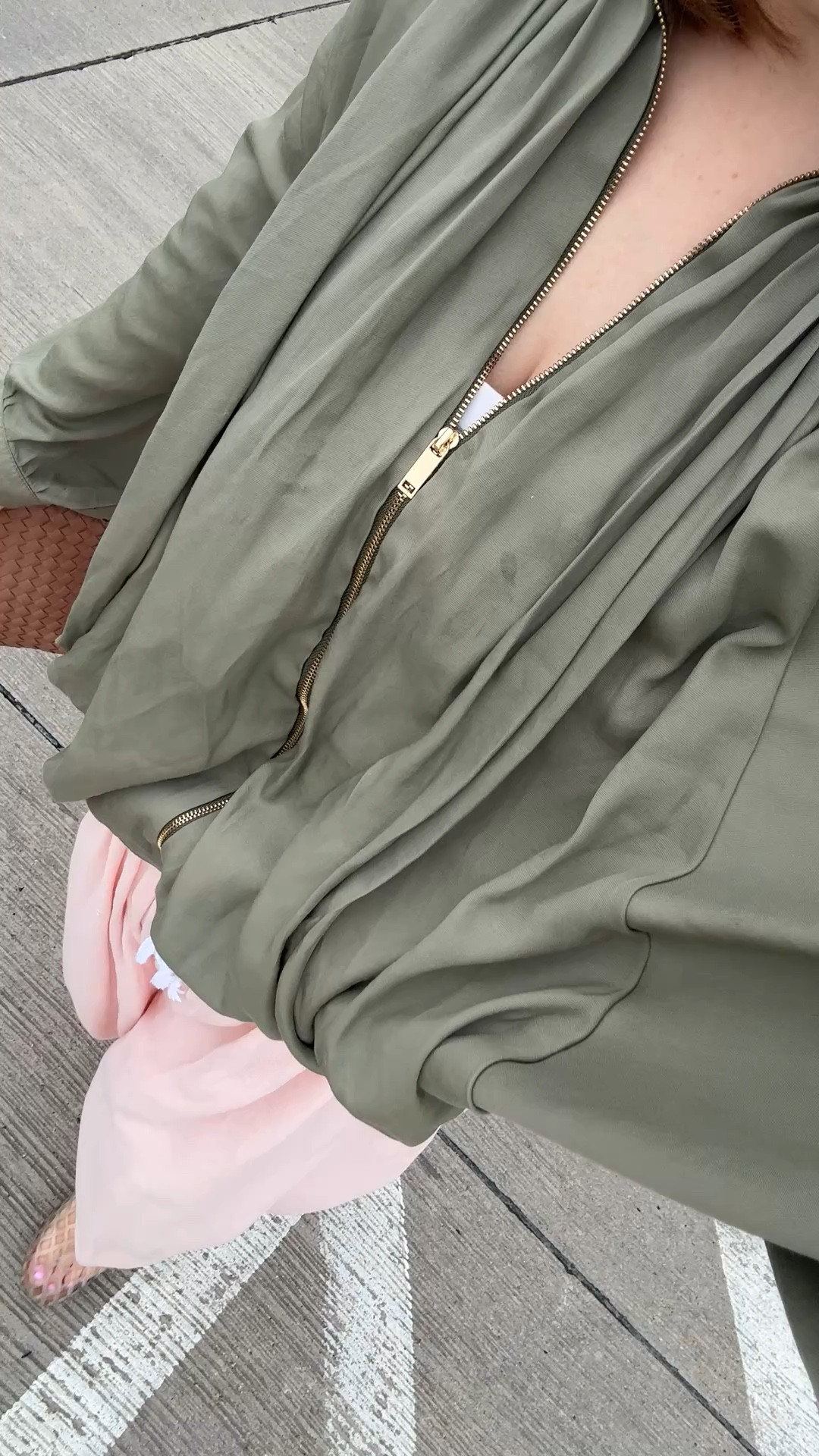Casual spring outfit wearing large in pants and jacket as a size 16 xl in tank 

#LTKPlusSize #LTKMidsize
