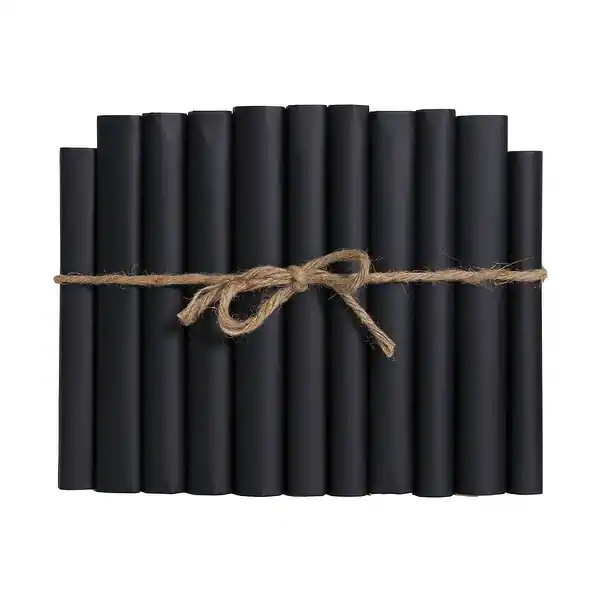 Books Black Decorative Accessories: Onyx Wrapped Colorpak - Bed Bath & Beyond - 39534448 | Bed Bath & Beyond