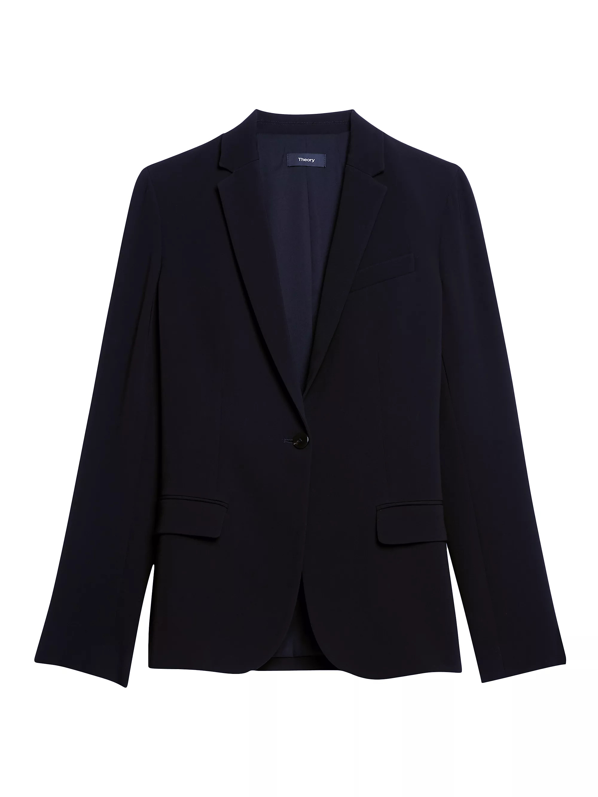 Staple Classic Crepe Single-Button Blazer | Saks Fifth Avenue