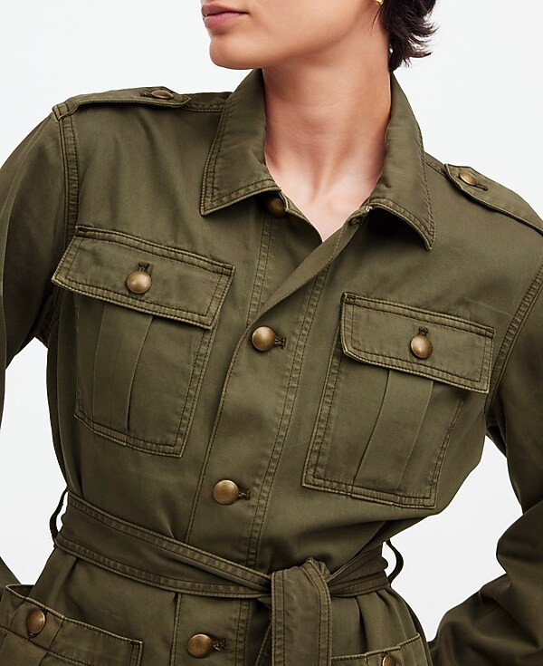 Chino Safari Jacket in Faded Ivy | Madewell | Madewell