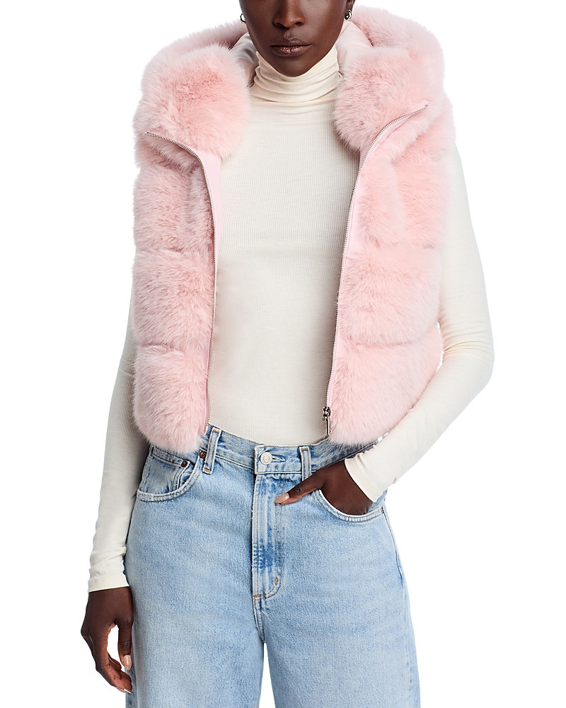 Adrienne Landau The Landau Faux Fur Vest | Bloomingdale's (US)