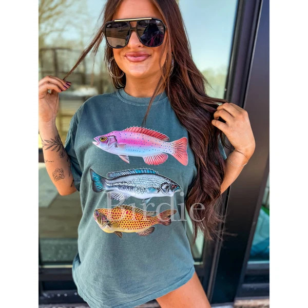 Three Fish Graphic Tee | Southern Roots Clothing Co.