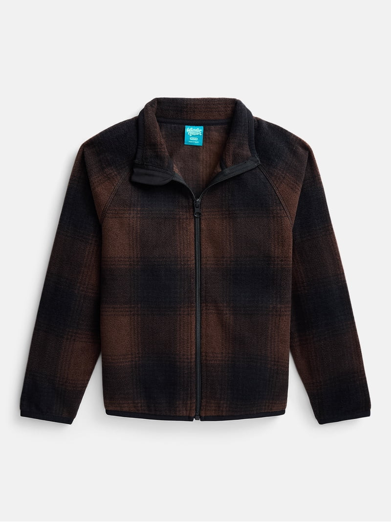 Wonder Nation Boys Microfleece Full Zip Jacket, Sizes 4-18 & Husky | Walmart (US)