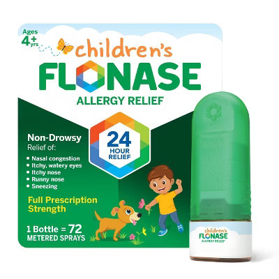 Flonase Children's Allergy Relief Nasal Spray - Fluticasone Propionate - 72 Sprays - 0.34 fl oz | Target