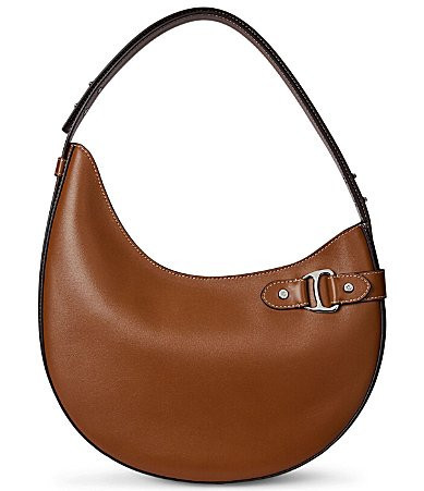 Lauren Ralph Lauren Tasha Large Leather Shoulder Bag - Lauren Tan | Dillard's