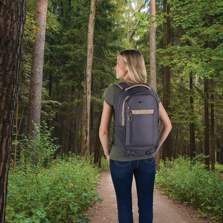 Ozark Trail Cedar 20 L Backpack, with Padded Laptop Compartment for Adults or Teens,Grey | Walmart (US)