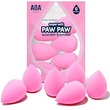 AOA Studio Collection makeup Sponge Set Latex Free and High-definition Set of 6 makeup Wonder ble... | Amazon (US)