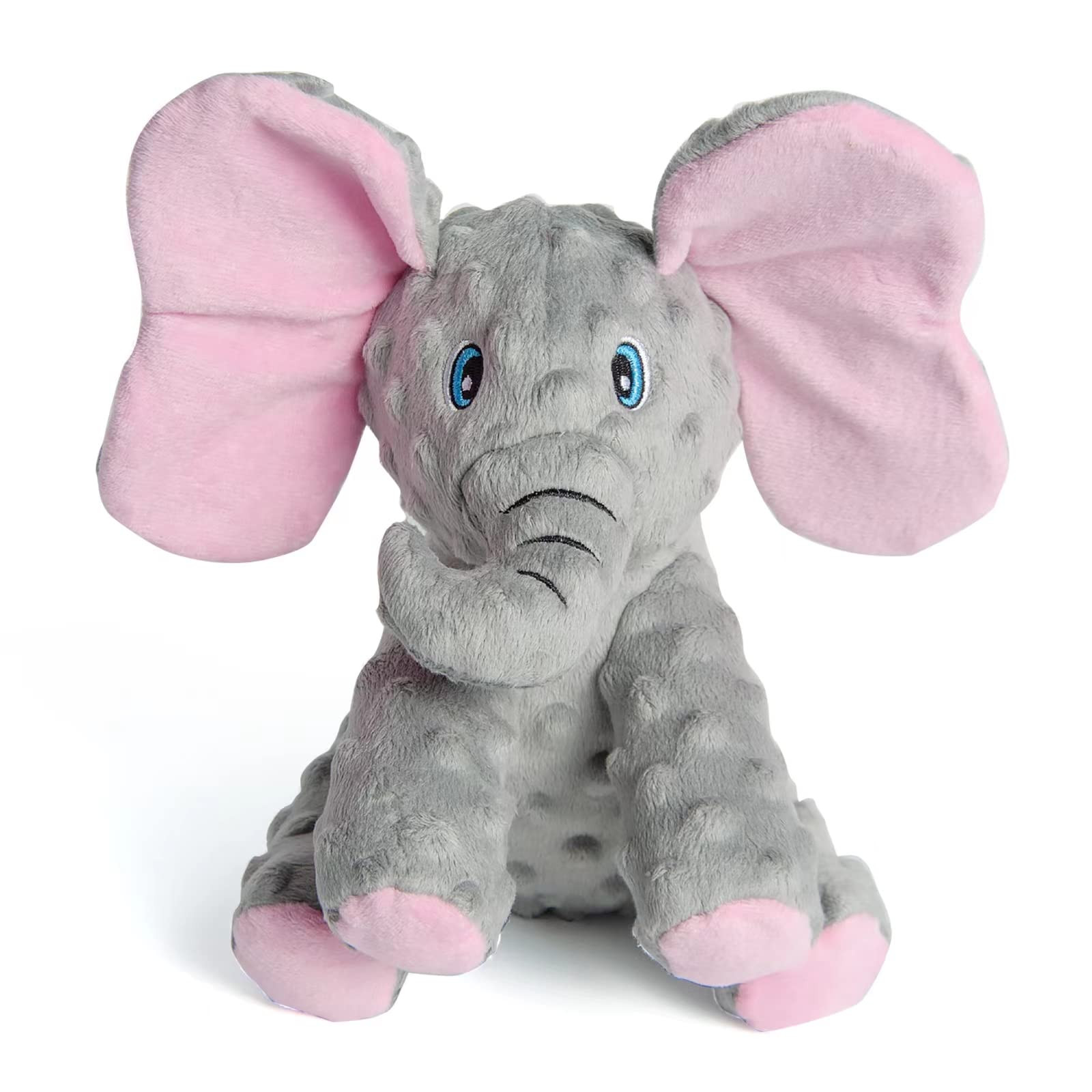 DODODOLA Dog Toys Puppy Toys Cute Squeaky Elephant Dog Toy with Crinkle Paper Stuffed Plush Anima... | Amazon (US)