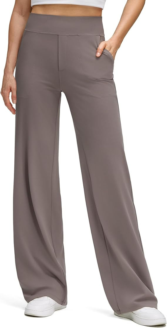 G4Free BareFeel High Stretch Wide Leg Pants for Women Soft Comfy Casual Yoga Pants with Pockets P... | Amazon (US)