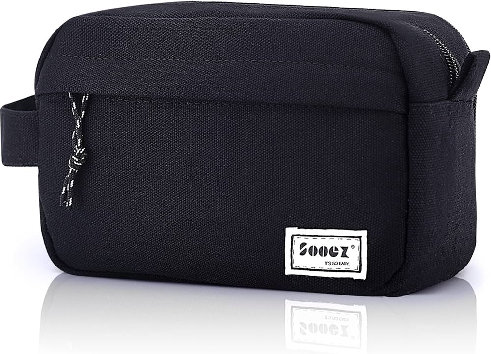 Sooez Big Capacity Pencil Pen Case, [Material Upgraded] Canvas Pencil Pouch Large Pencil Bag Organiz | Amazon (US)