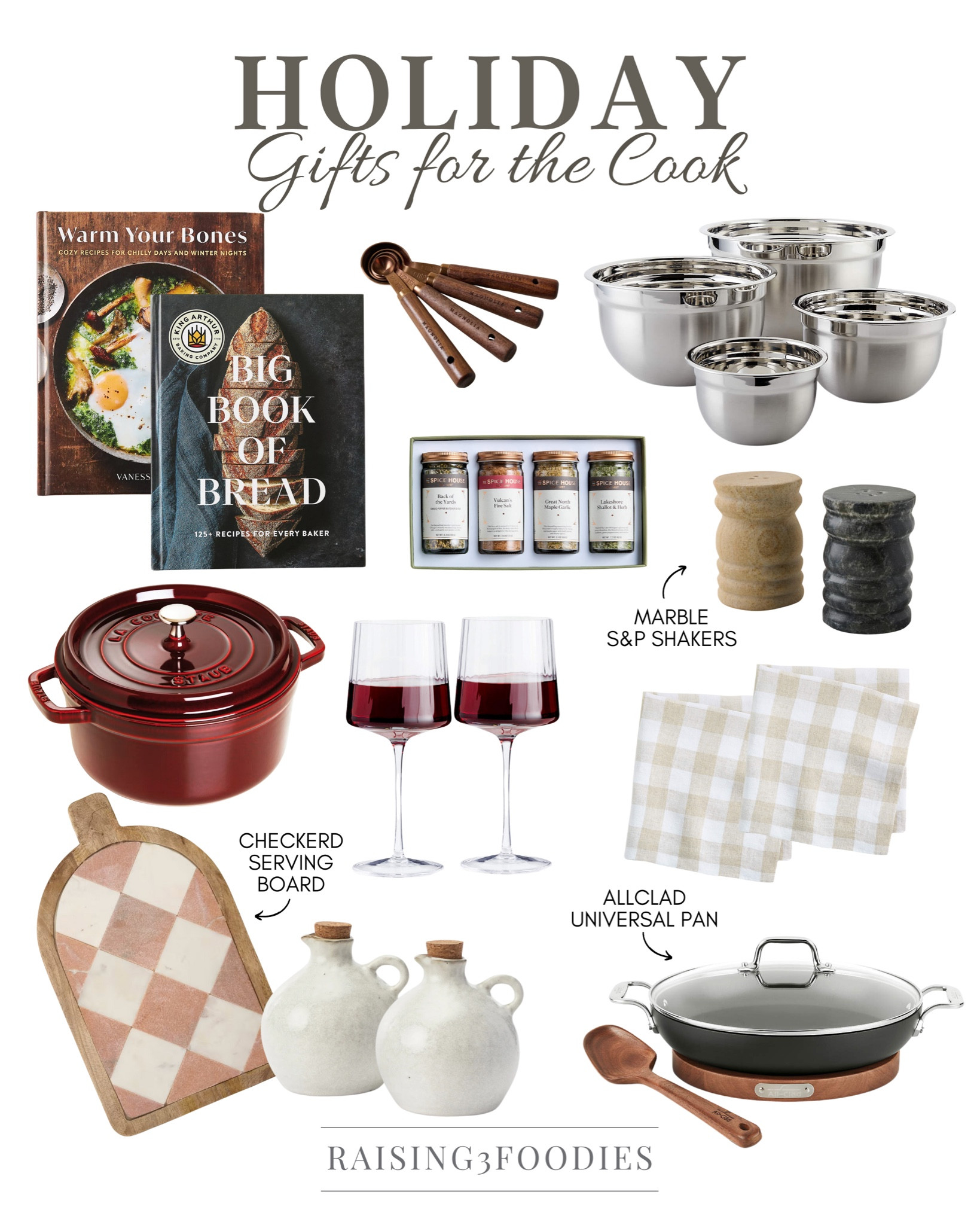 Gifts for the Home Cook
Cast Iron Skillets / Chef’s Knife Sets / Cutting Boards / Dutch Ovens / Stainless Steel Cookware / Spice Racks & Jars / Garlic Presses / Vegetable Choppers / Herb Scissors / Meat Thermometers / Mortar & Pestle Sets / Olive Oil Dispensers / Knife Sharpeners / High-Quality Aprons / Food Storage Containers / Mandoline Slicers / Nonstick Fry Pans / Digital Kitchen Scales / Salad Spinner / Mixing Bowl Sets / Graters & Zesters / Ceramic Bakeware / Saucepan Sets / Cooking Utensil Sets / Bamboo Cutting Boards / Instant Pot / McGee and Co / Crate and Barrel / Magnolia Home

#LTKGiftGuide #LTKHome #LTKHoliday