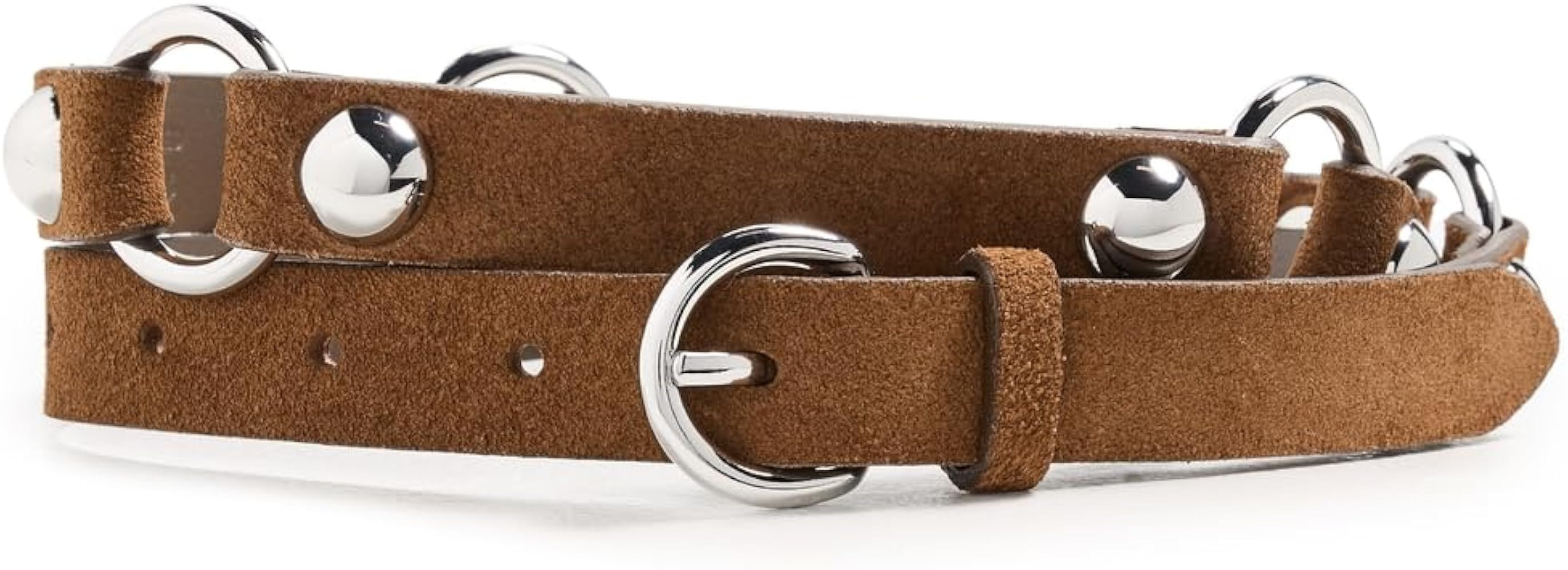 Madewell Women's O-Ring Studded Suede Belt | Amazon (US)