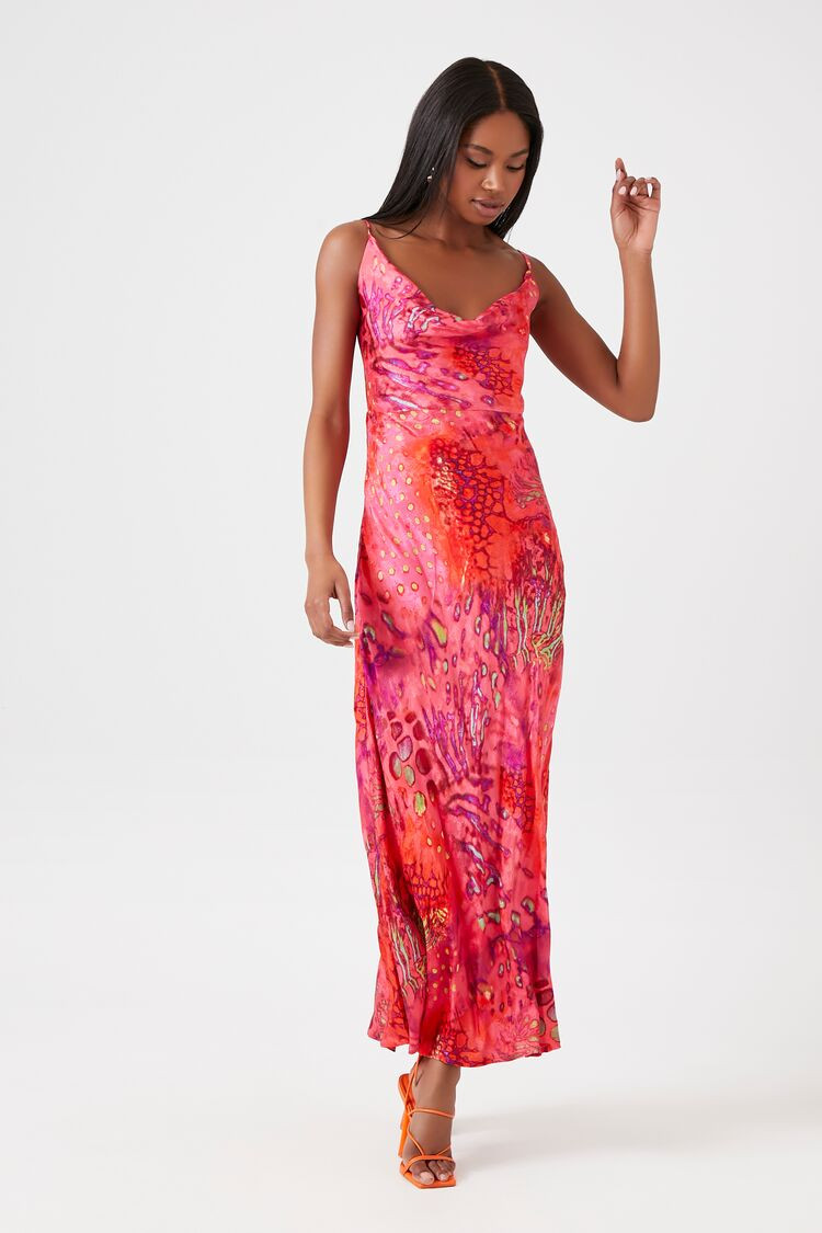 Animal Print Slip Maxi Dress | Forever 21 (US)