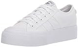 Amazon.com | adidas Originals Women's Nizza Platform, White/White/White, 8 | Fashion Sneakers | Amazon (US)
