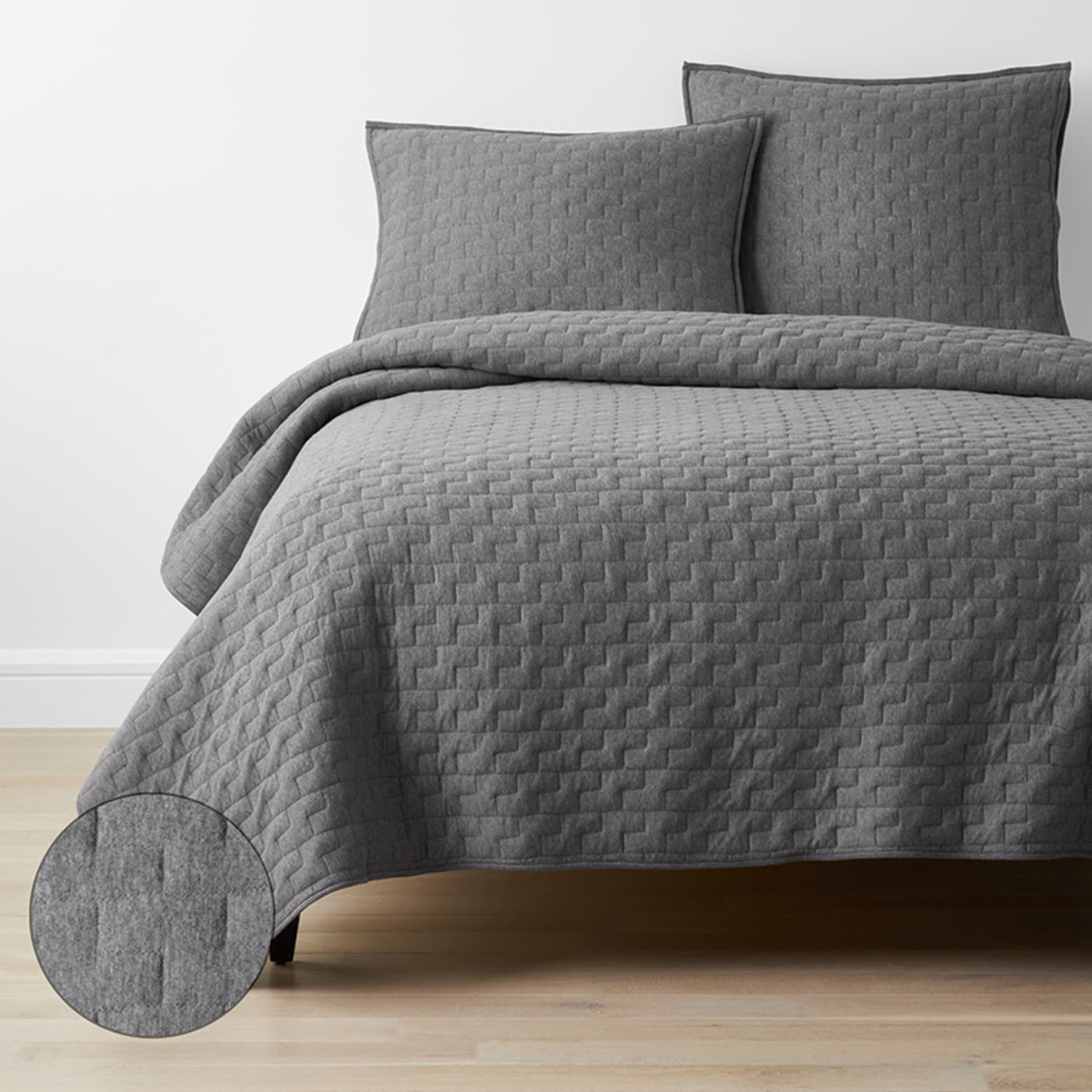 Air Layer Quilt - Gray, Twin/Twin XL | The Company Store